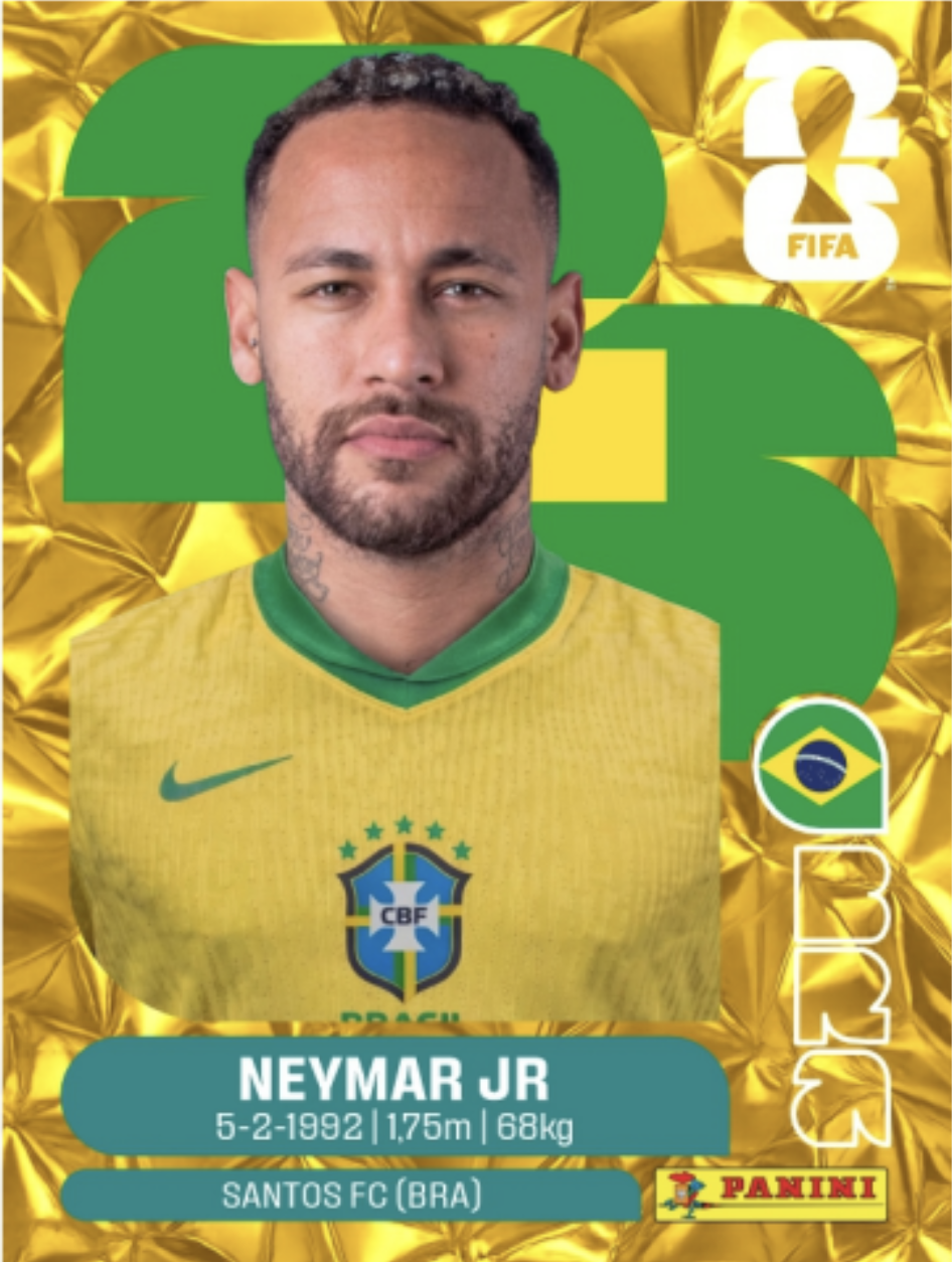 Figurinha do Neymar Jr