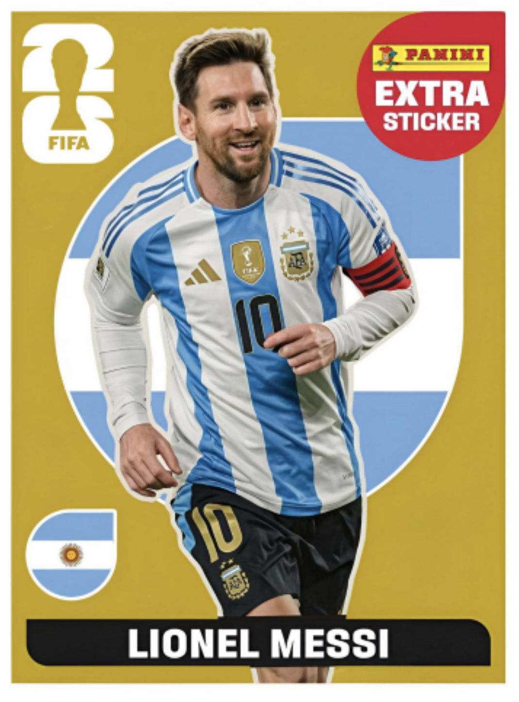 Figurinha de jogador da Copa