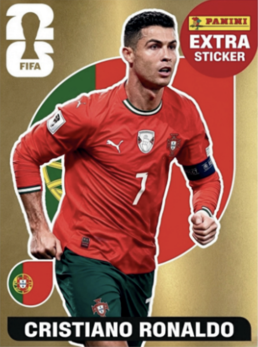 Figurinha de jogador da Copa